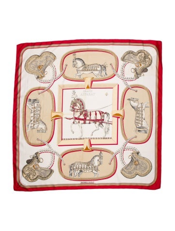 Hermès Scarves and Shawls Grand Apparat Silk Scarf 90cm