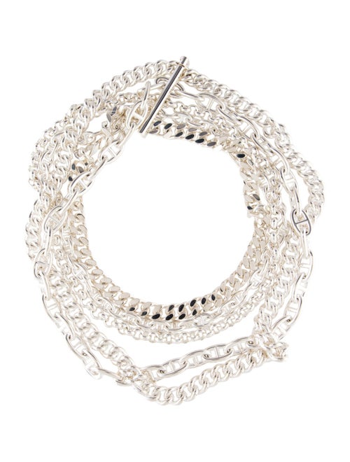 Hermès Chaine d'Ancre Multistrand Collar Necklace