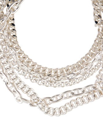 Hermès Chaine d'Ancre Multistrand Collar Necklace
