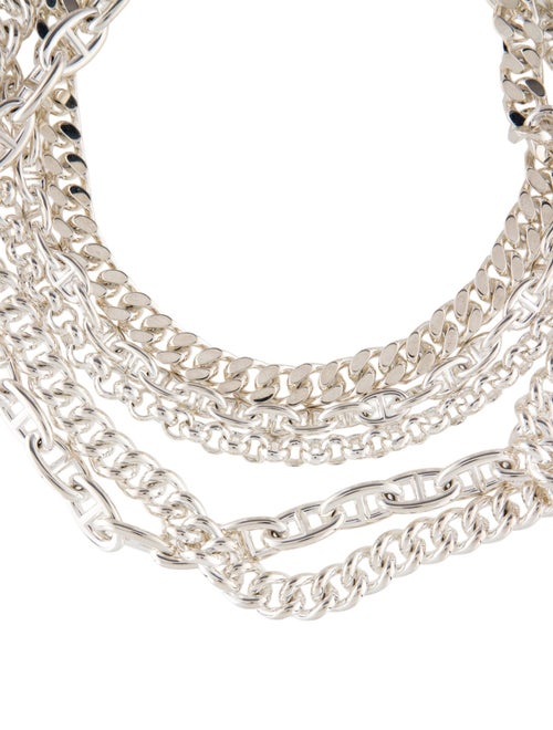 Hermès Chaine d'Ancre Multistrand Collar Necklace