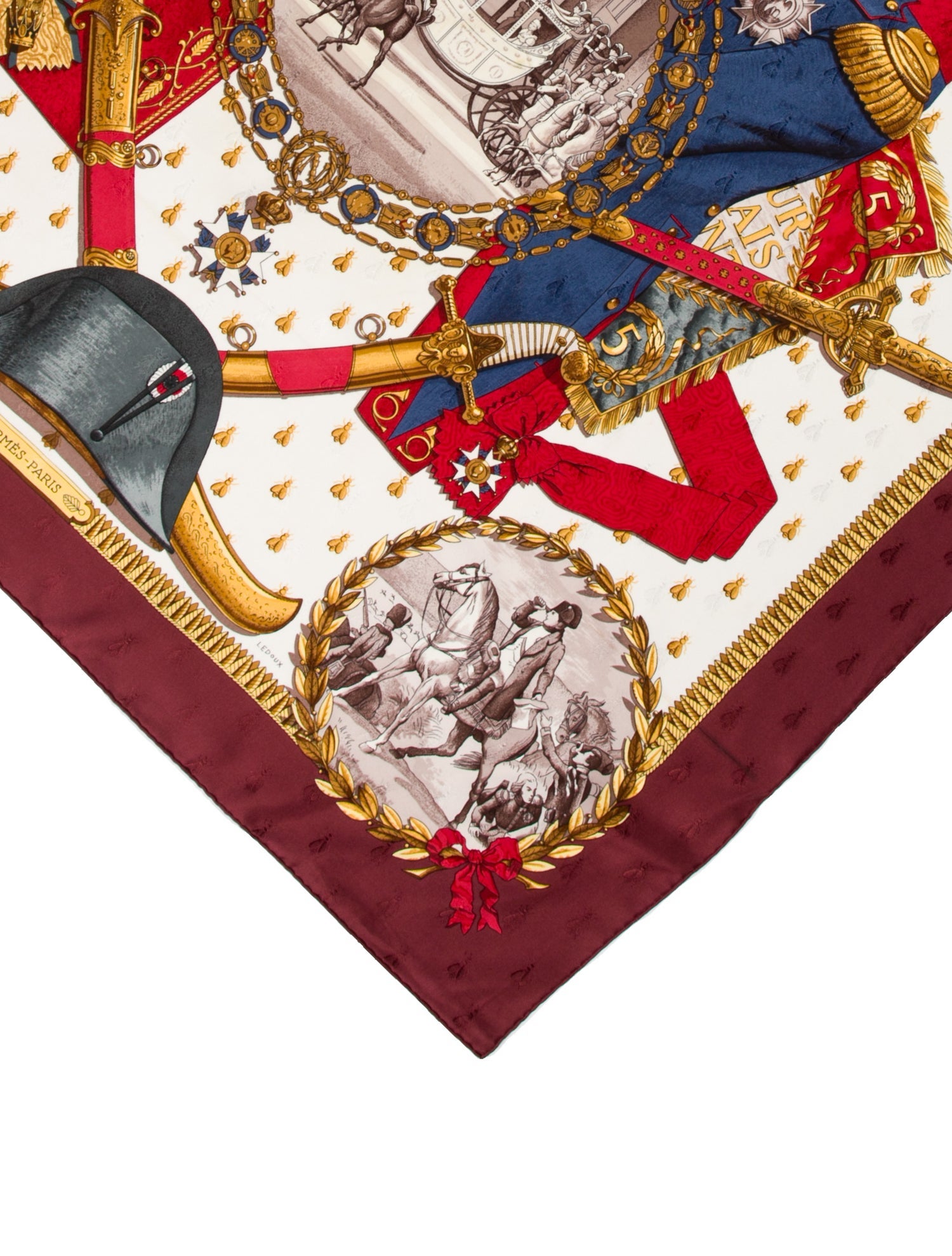 Hermès Napoléon Jacquard Silk Scarf
