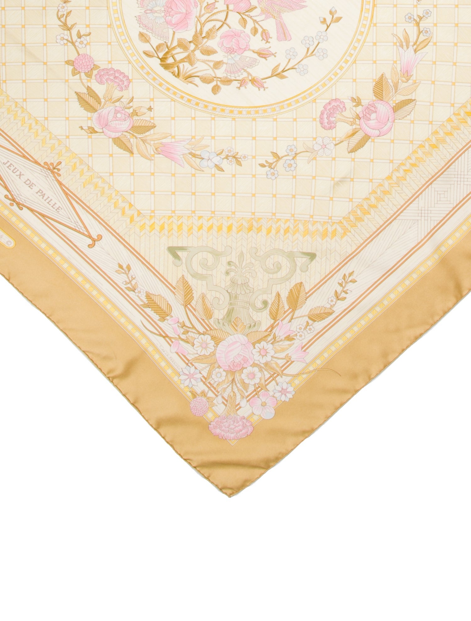 Hermès Jeux de Paille Silk Scarf