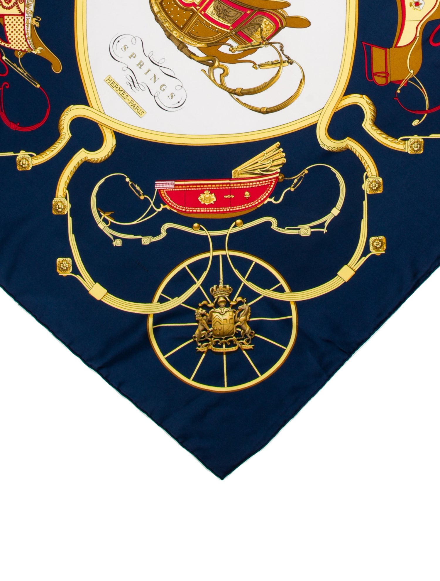 Hermès Springs Silk Scarf