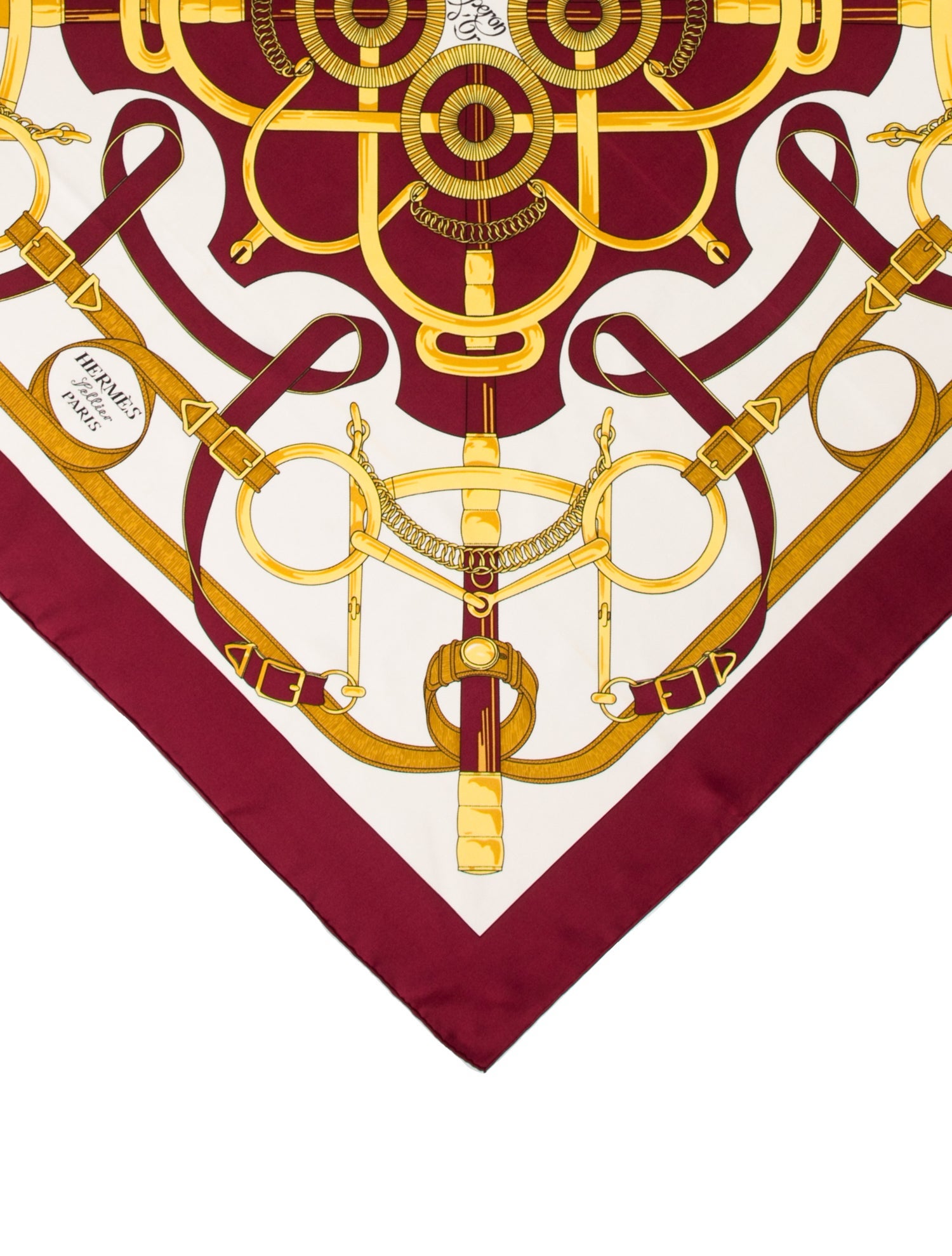 Hermès Eperon D'Or Silk Scarf