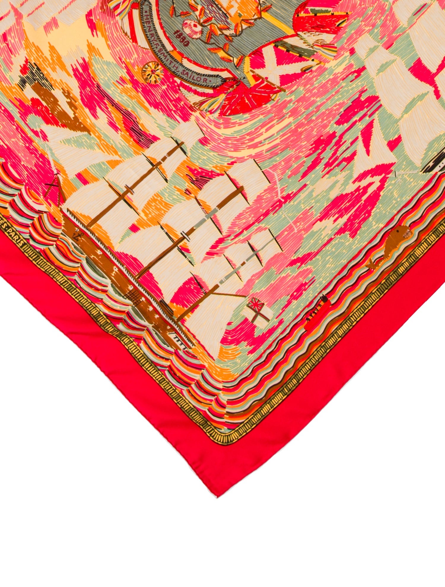 Hermès Henry F. Smith Sailor Silk Scarf