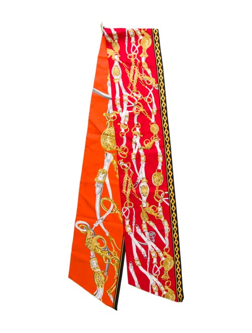 Hermès Brides de Gala Maxi Silk Twilly Scarf