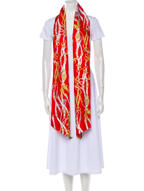 Hermès Brides de Gala Maxi Silk Twilly Scarf