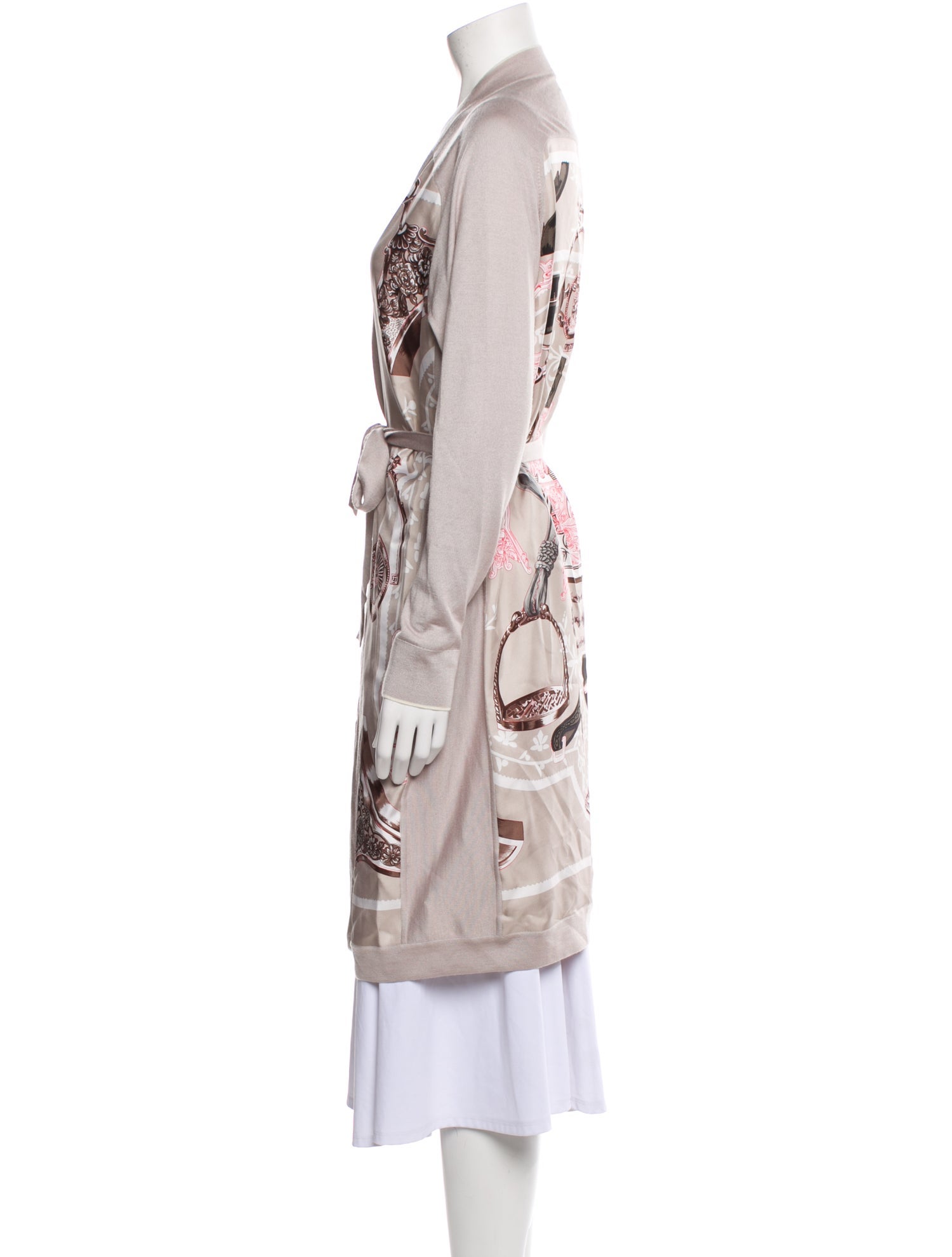 Hermès Cashmere Printed Robe