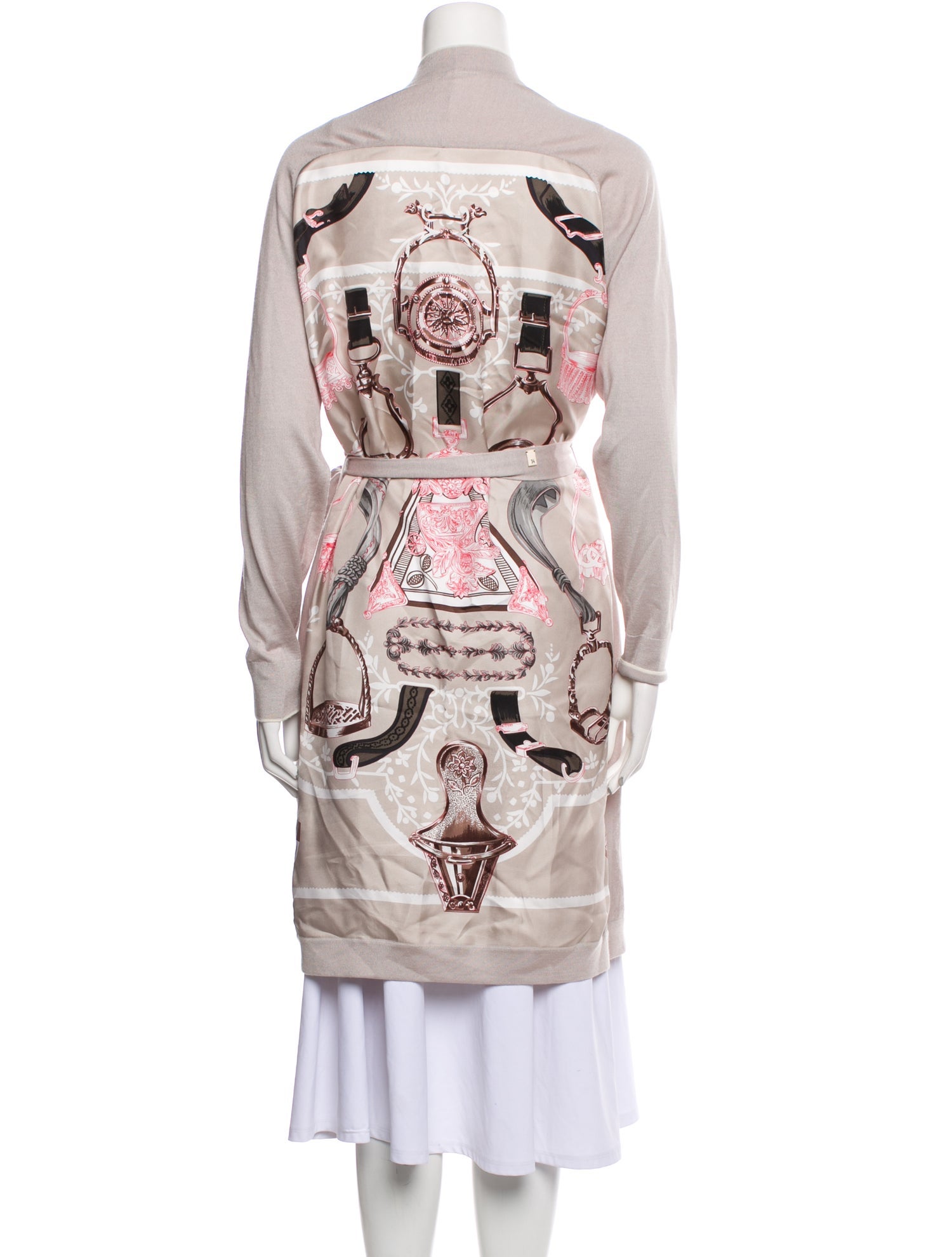 Hermès Cashmere Printed Robe