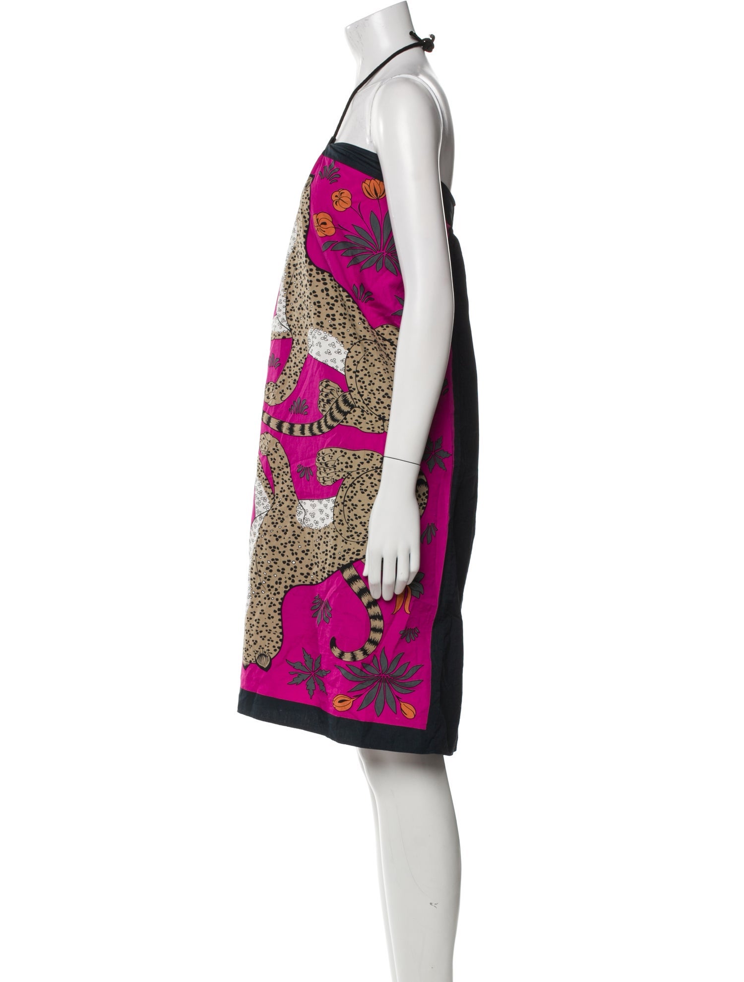 Hermès Printed Knee-Length Dress
