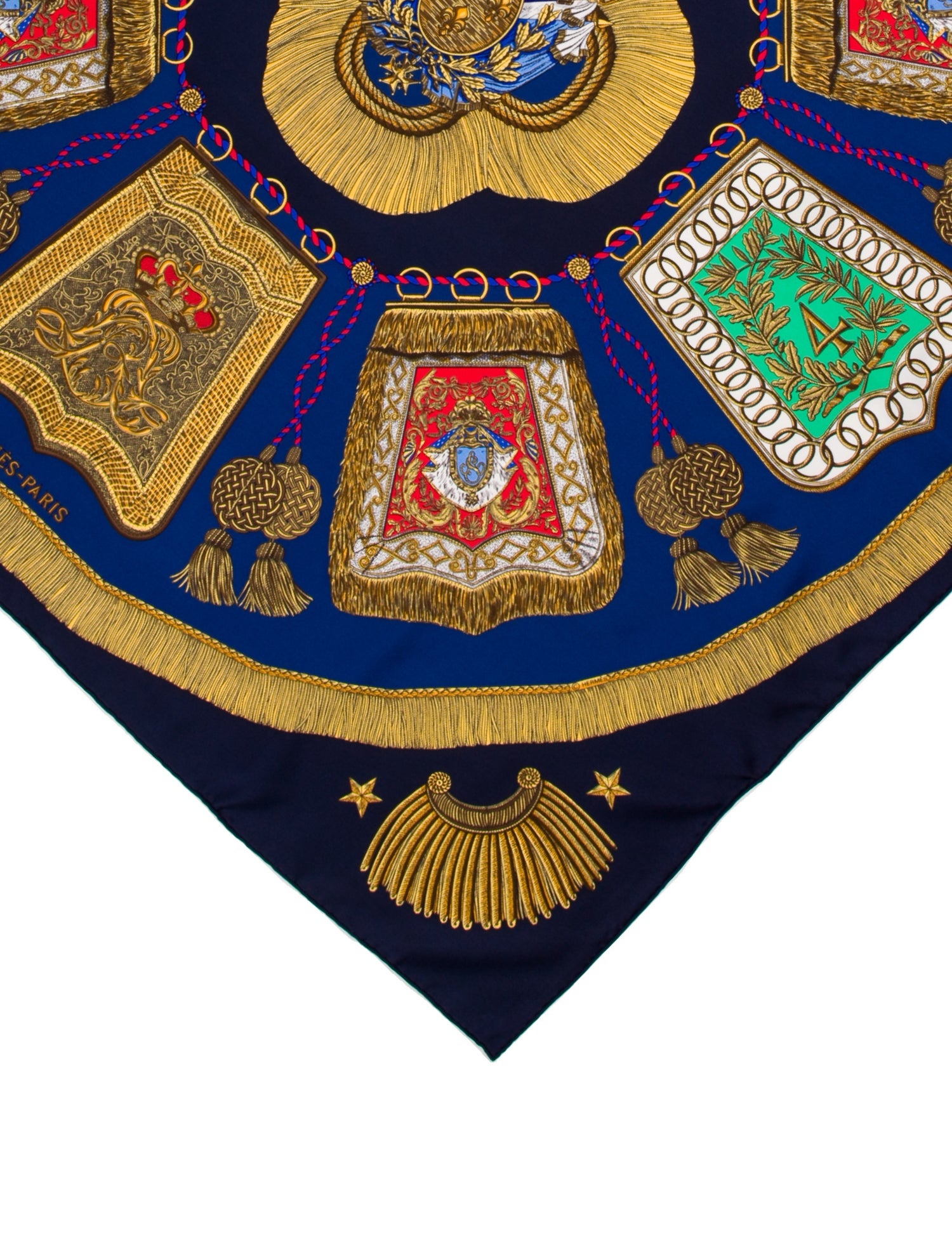 Hermès Poste et Cavalerie Silk Scarf