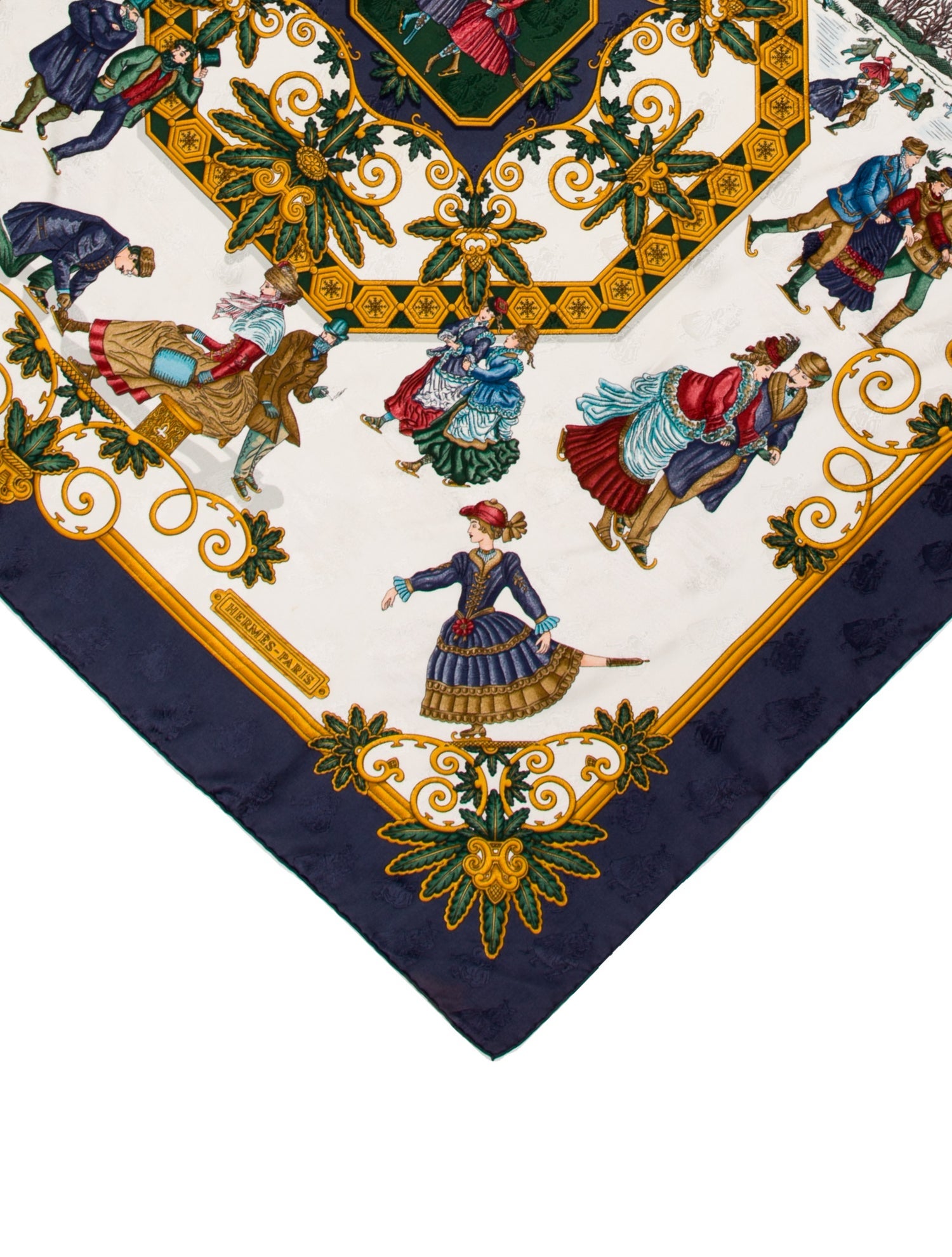 Hermès Joies d’Hiver Silk Scarf