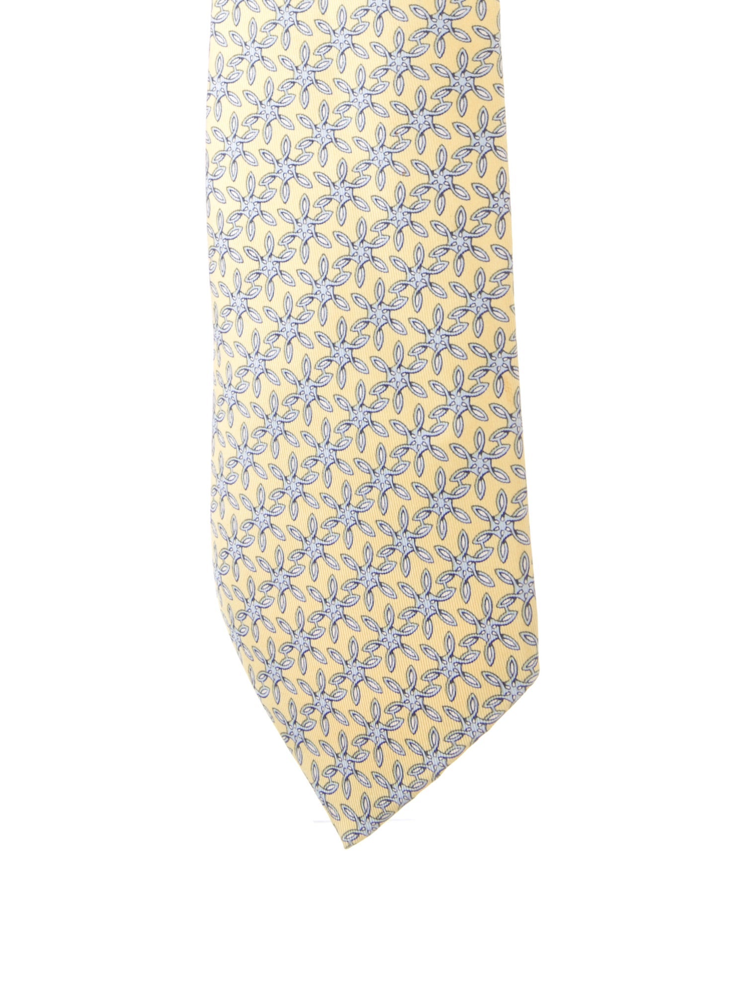 Hermès Silk  Pattern print tie