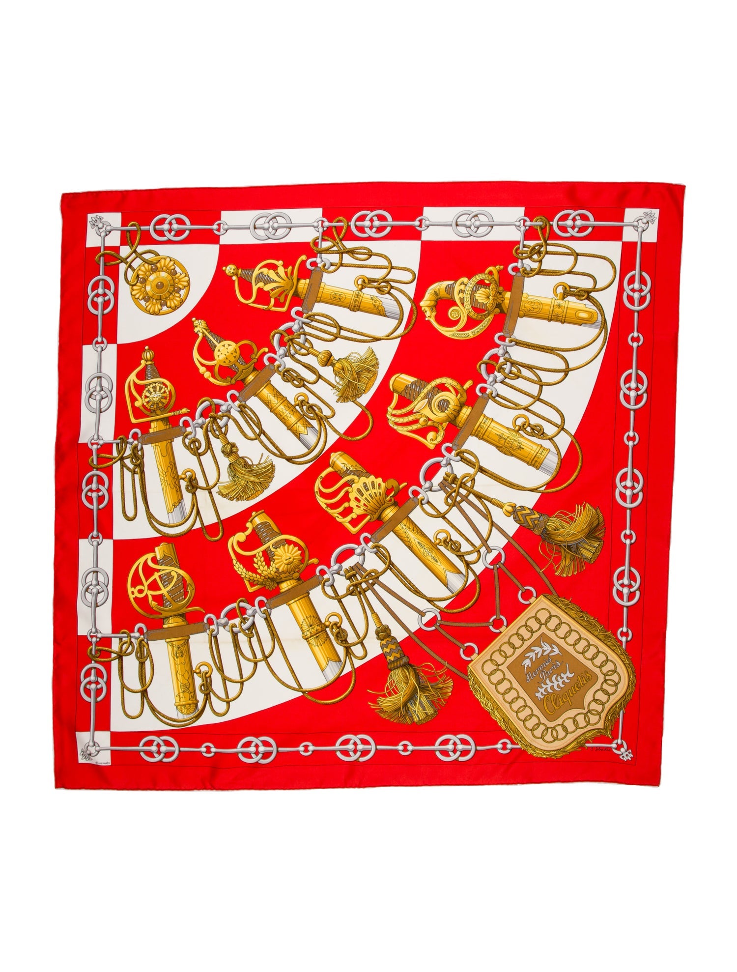 Hermès Cliquetis Silk Scarf