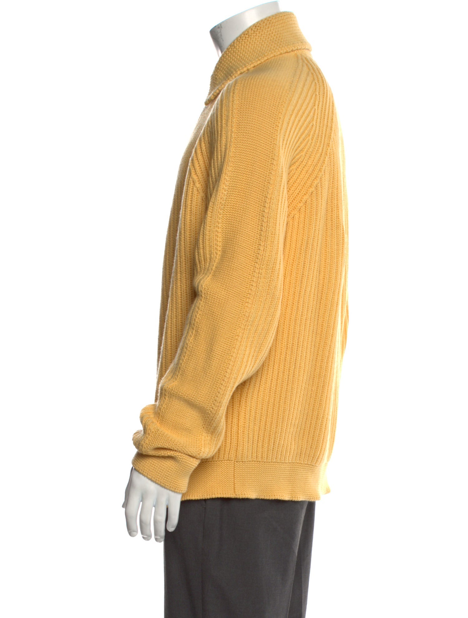 Hermès Mock Neck Long Sleeve Polo Sweater