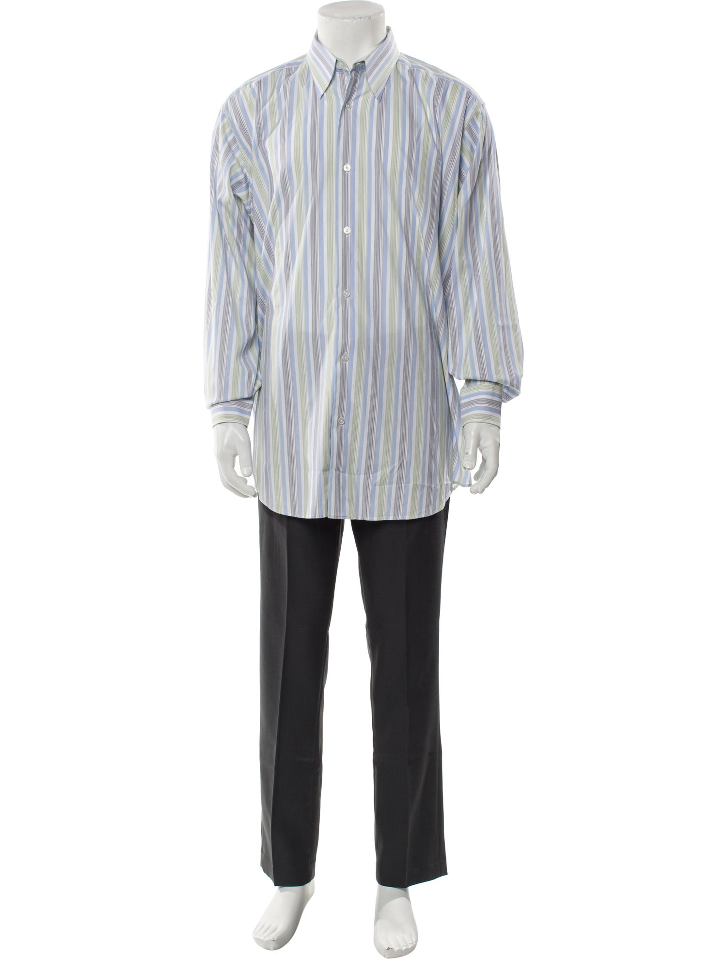 Hermès Striped Long Sleeve Shirt