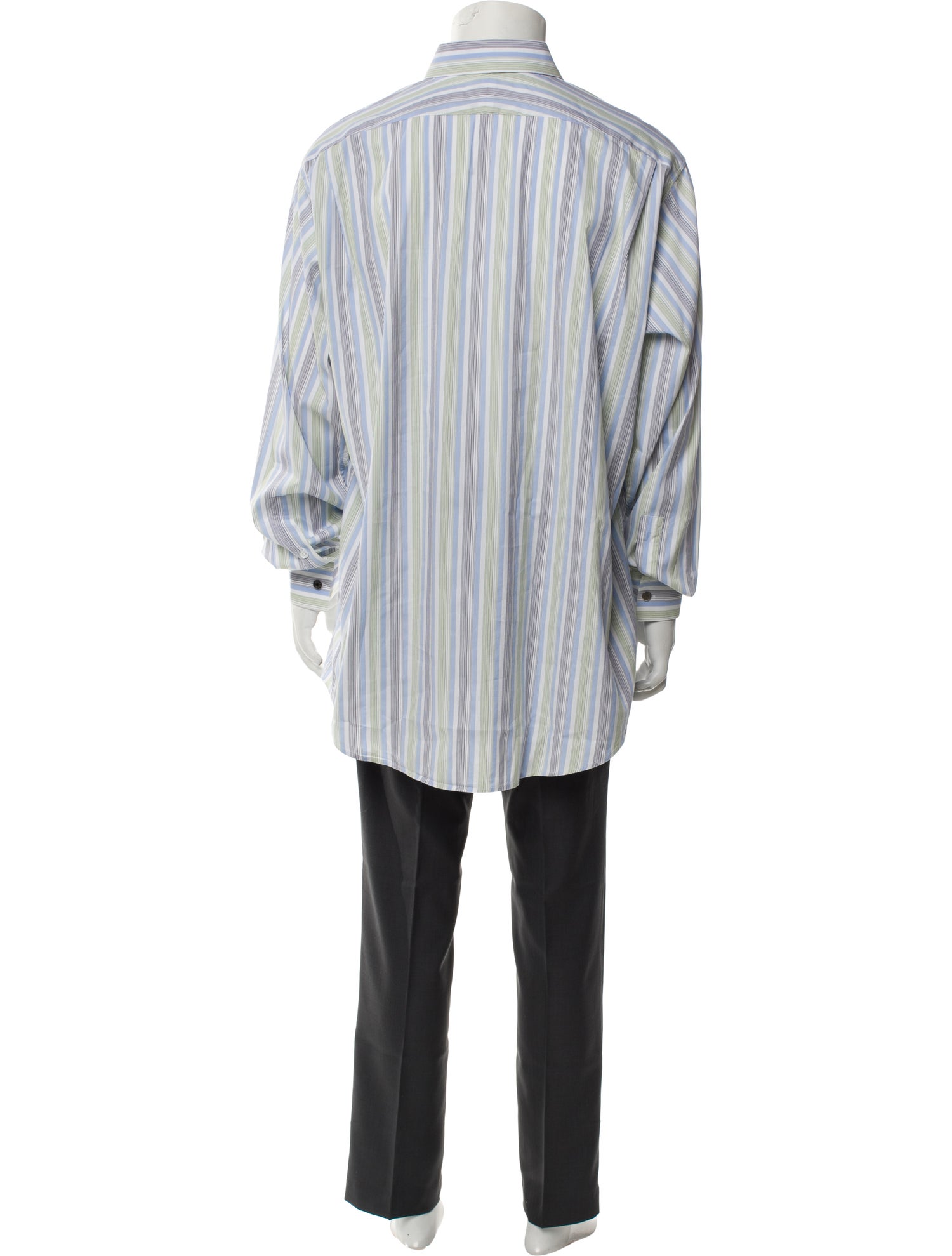 Hermès Striped Long Sleeve Shirt