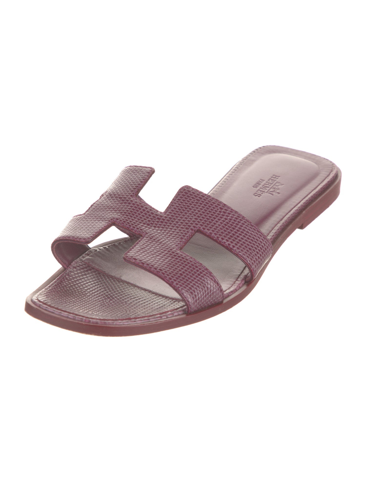 Hermès 2023 Lizard Slides