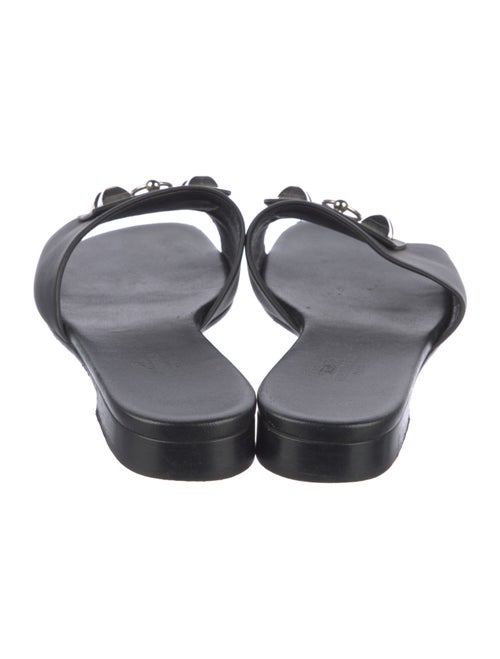 Hermès Dune Leather Slides