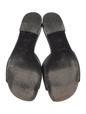 Hermès Dune Leather Slides