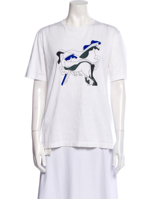 Hermès Graphic Print Crew Neck T-Shirt