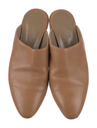 Hermès Reveuse Leather Mules