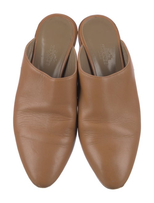 Hermès Reveuse Leather Mules