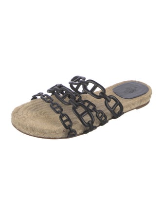 Hermès Ancone Chaîne d'Ancre Insignia Espadrilles