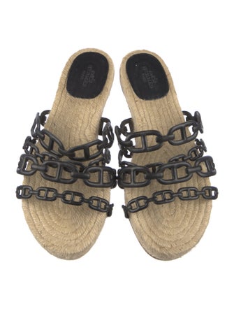 Hermès Ancone Chaîne d'Ancre Insignia Espadrilles