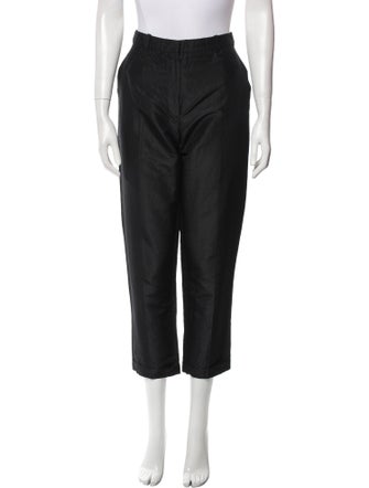 Hermès Silk Straight Leg Pants