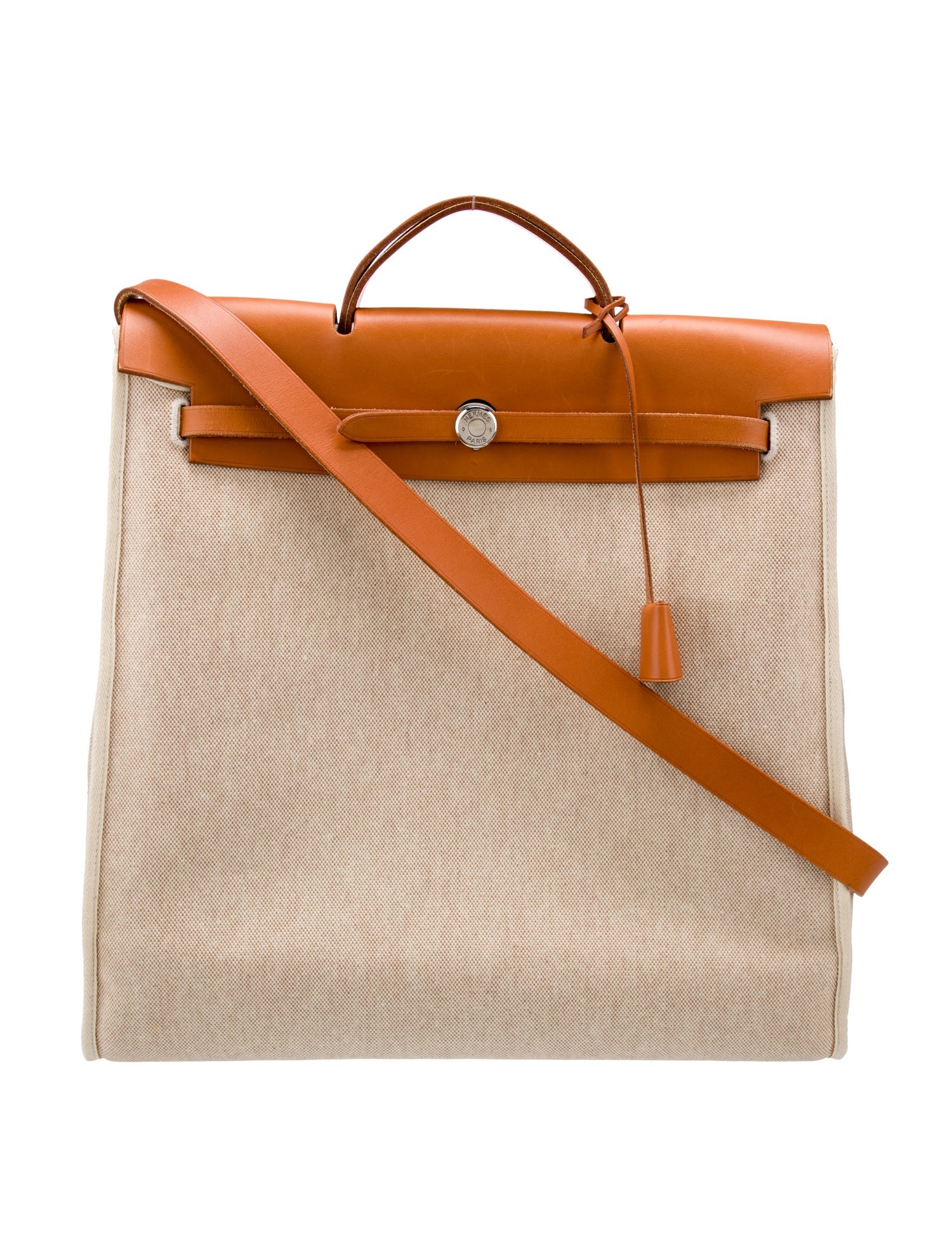 Hermès Toile H & Vache Hunter Herbag 39