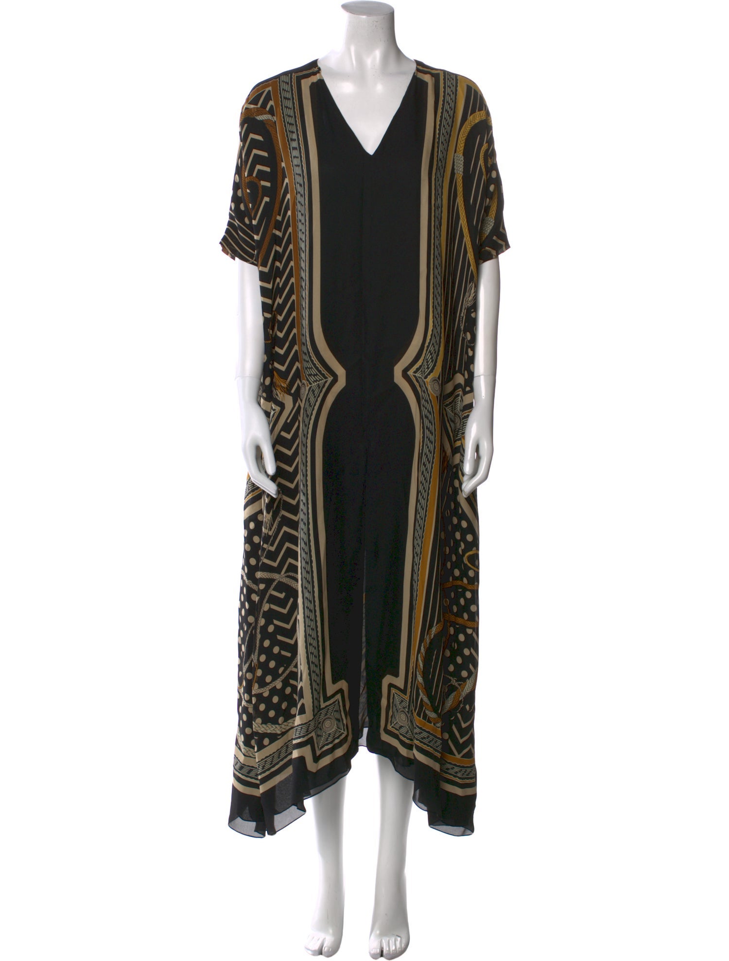 Hermès Silk Long Dress