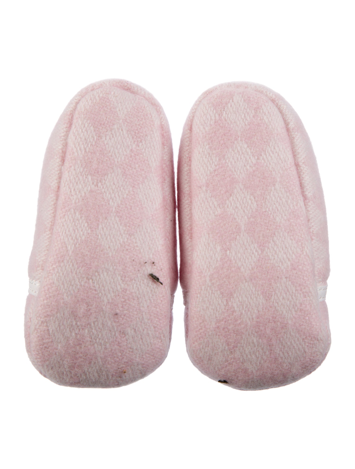 Hermès Infants' Patterned Cashmere Booties