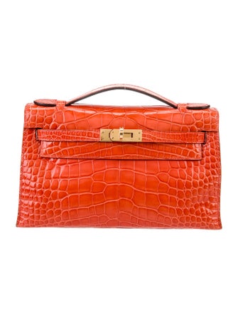 Hermès Shiny Alligator Kelly Pochette