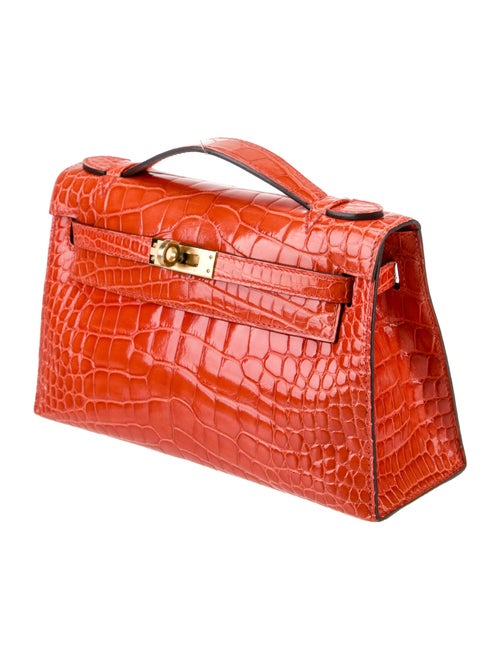 Hermès Shiny Alligator Kelly Pochette