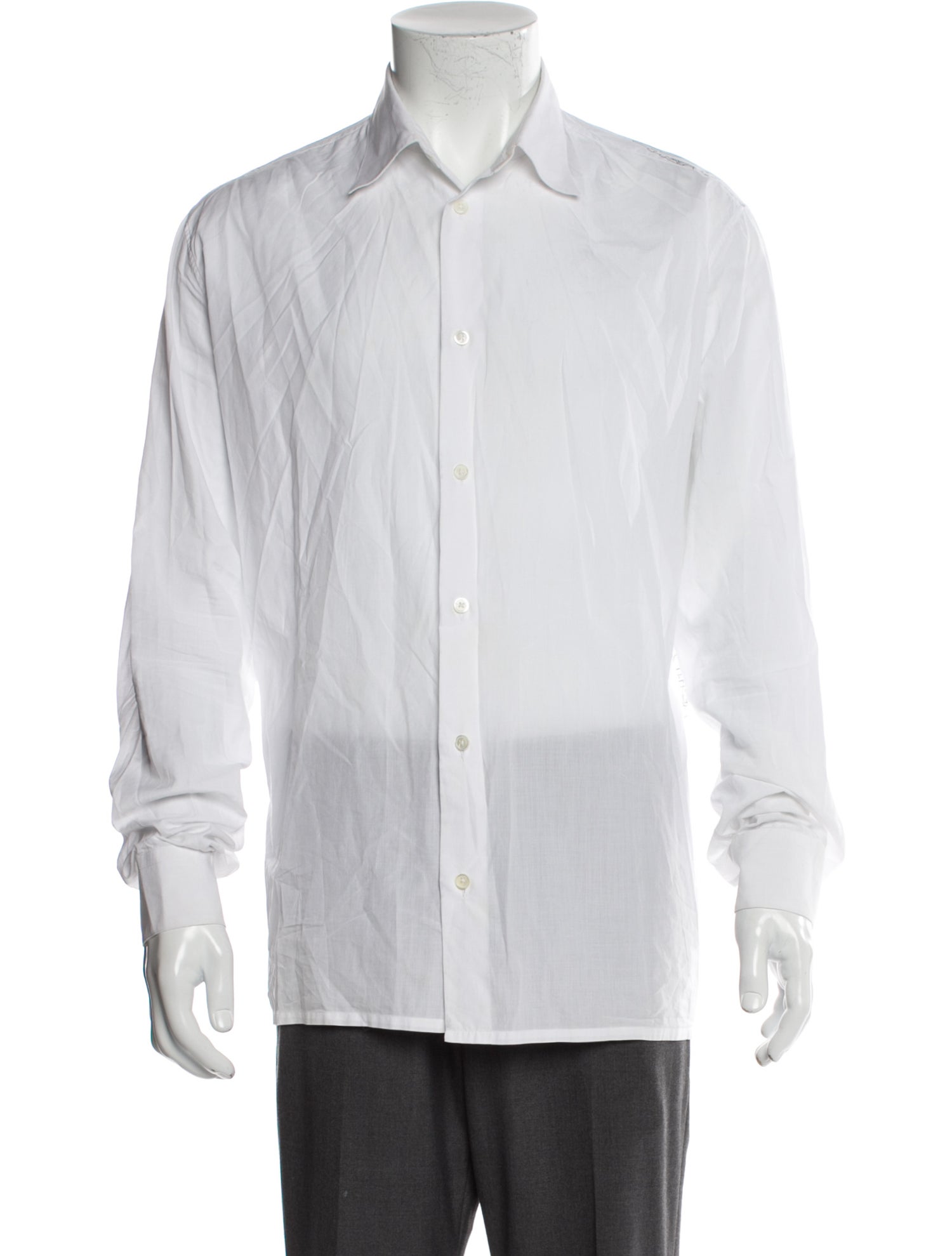 Hermès Long Sleeve Dress Shirt