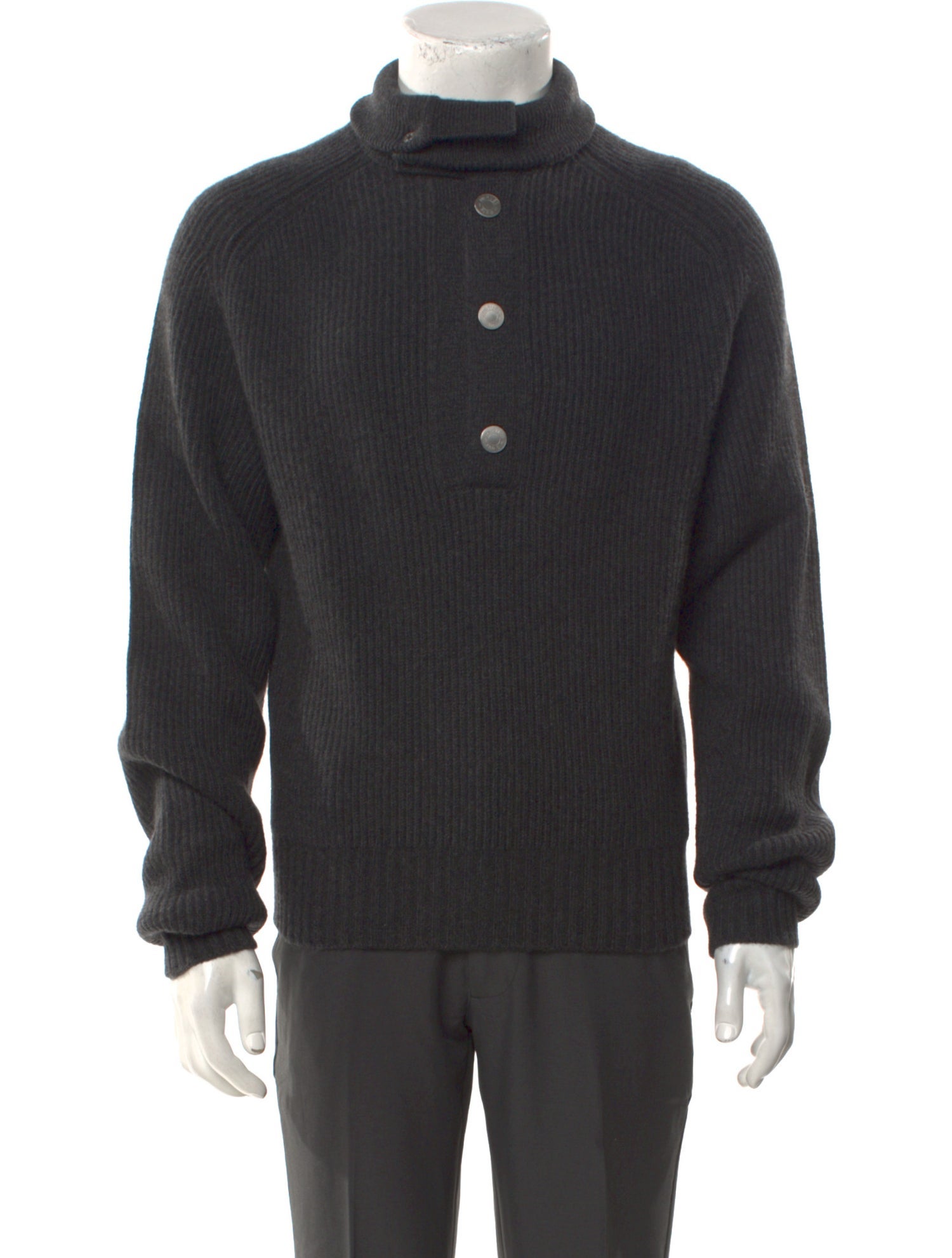 Hermès Cashmere Turtleneck Cardigan