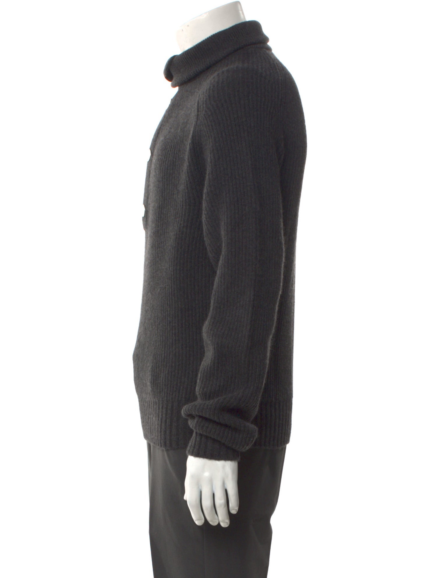 Hermès Cashmere Turtleneck Cardigan