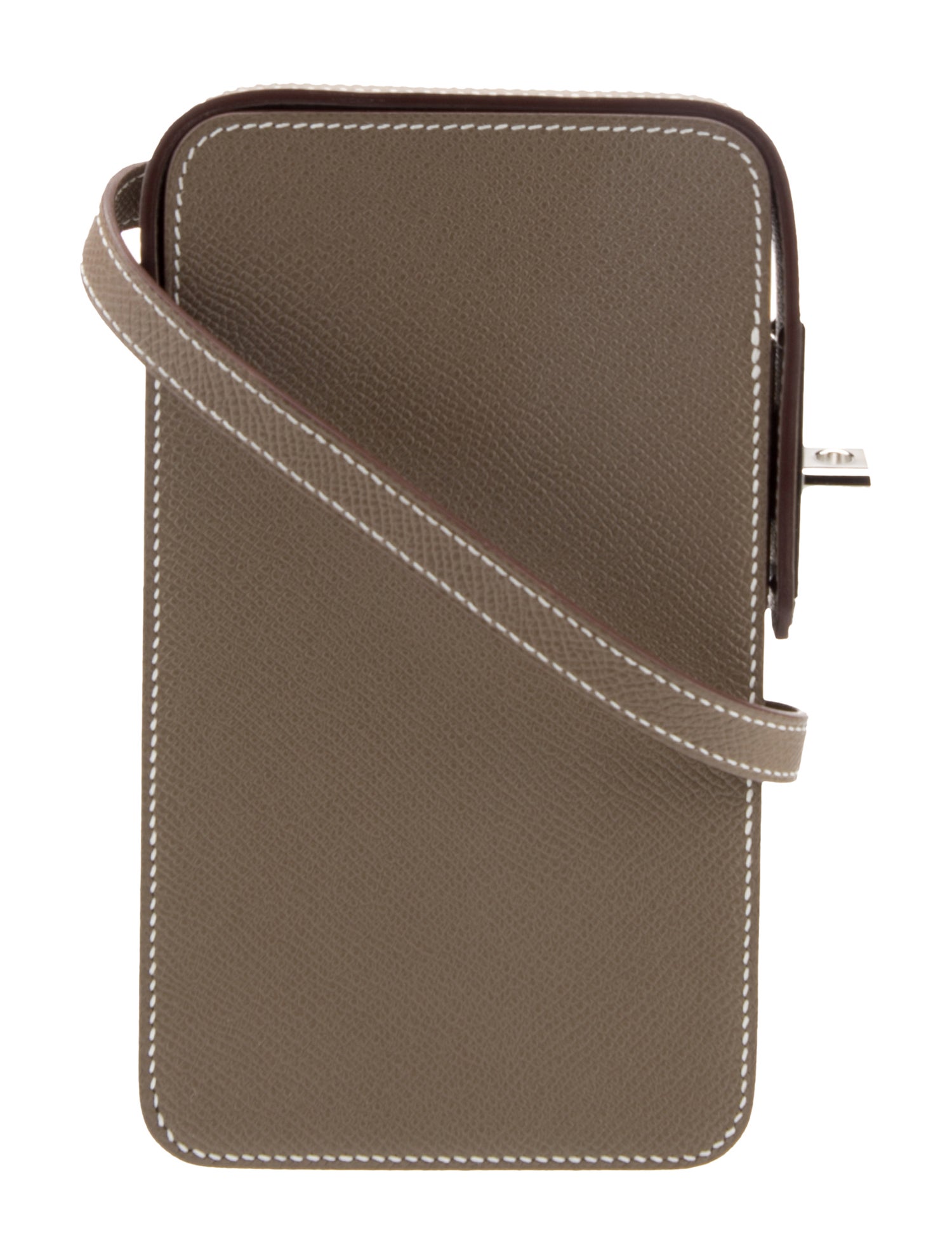Hermès 2024 Epsom Hac a Box Phone Case w/ Strap