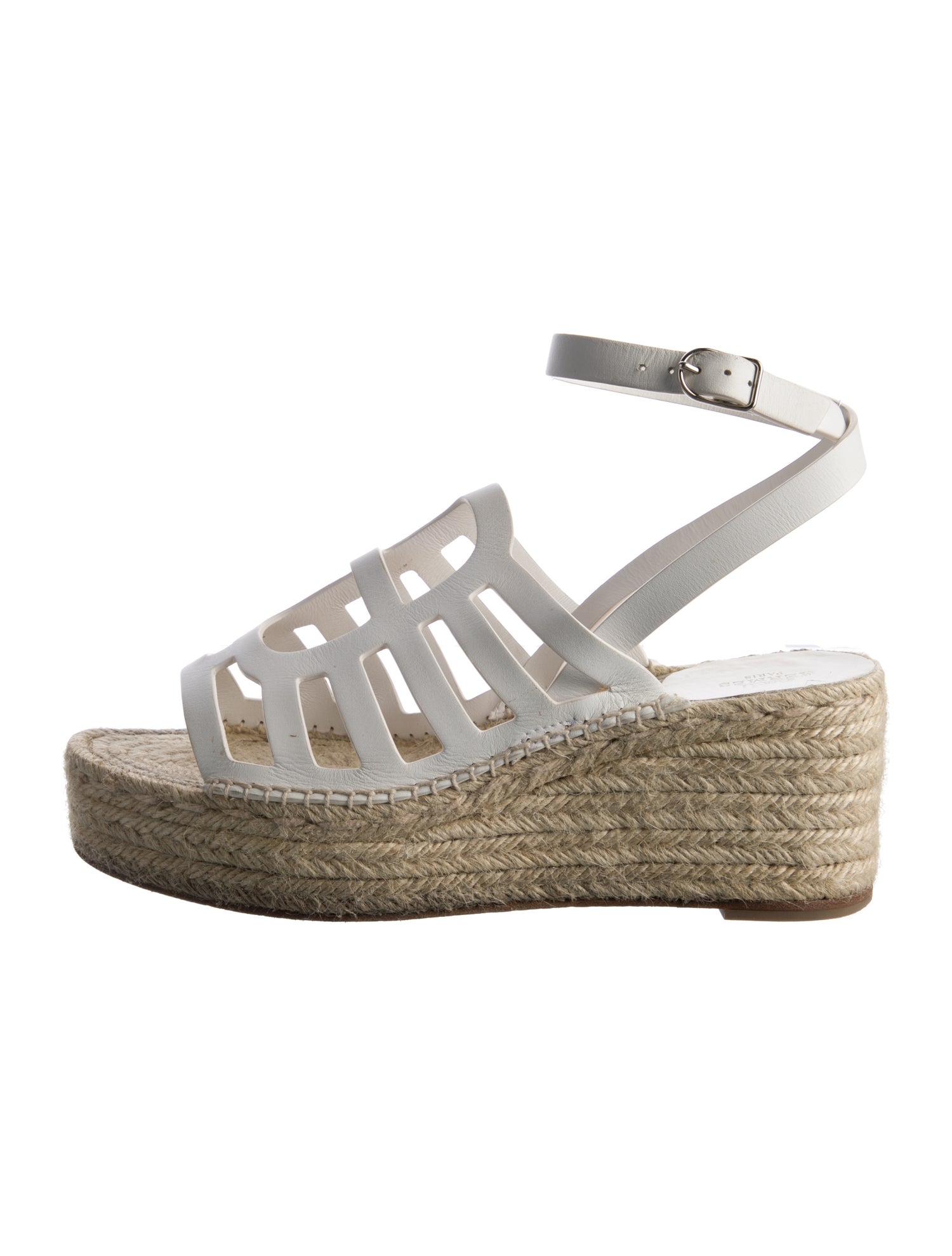 Hermès Catalya Leather Espadrilles