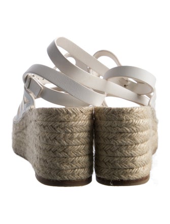 Hermès Catalya Leather Espadrilles