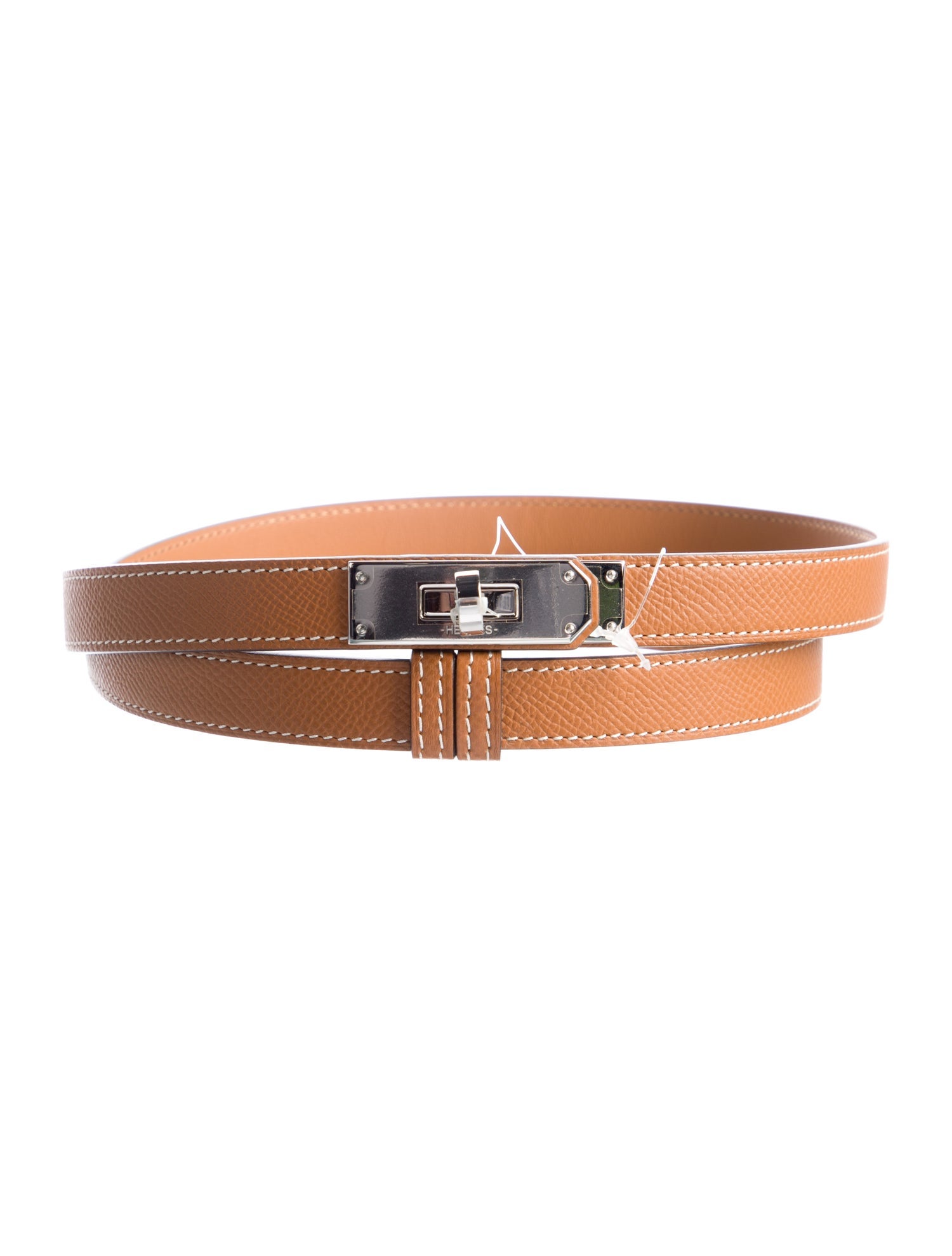 Hermès 18 mm Epsom Leather Kelly Belt