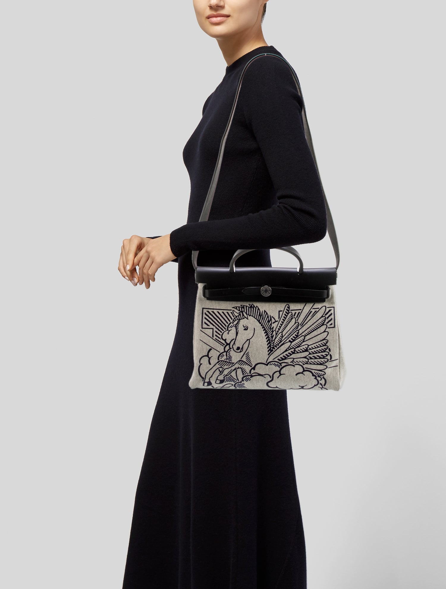 Hermès Toile H Pegase Pop Herbag Zip 31