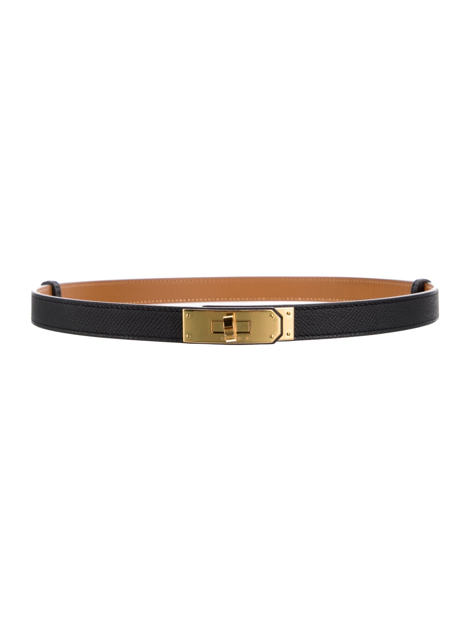 Hermès 18 mm Epsom Leather Kelly Belt