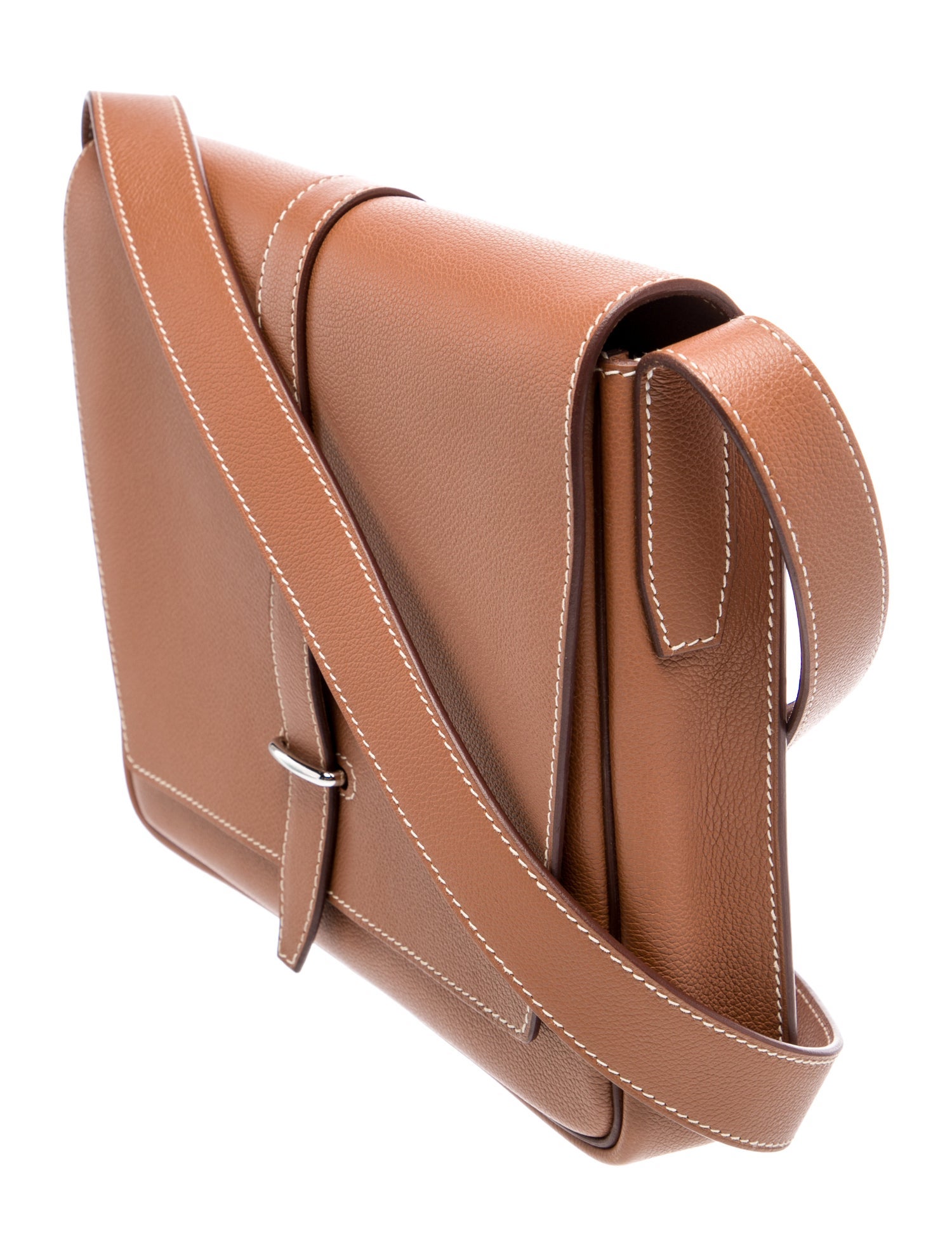 Hermès Togo Steve Light Junior Messenger Bag