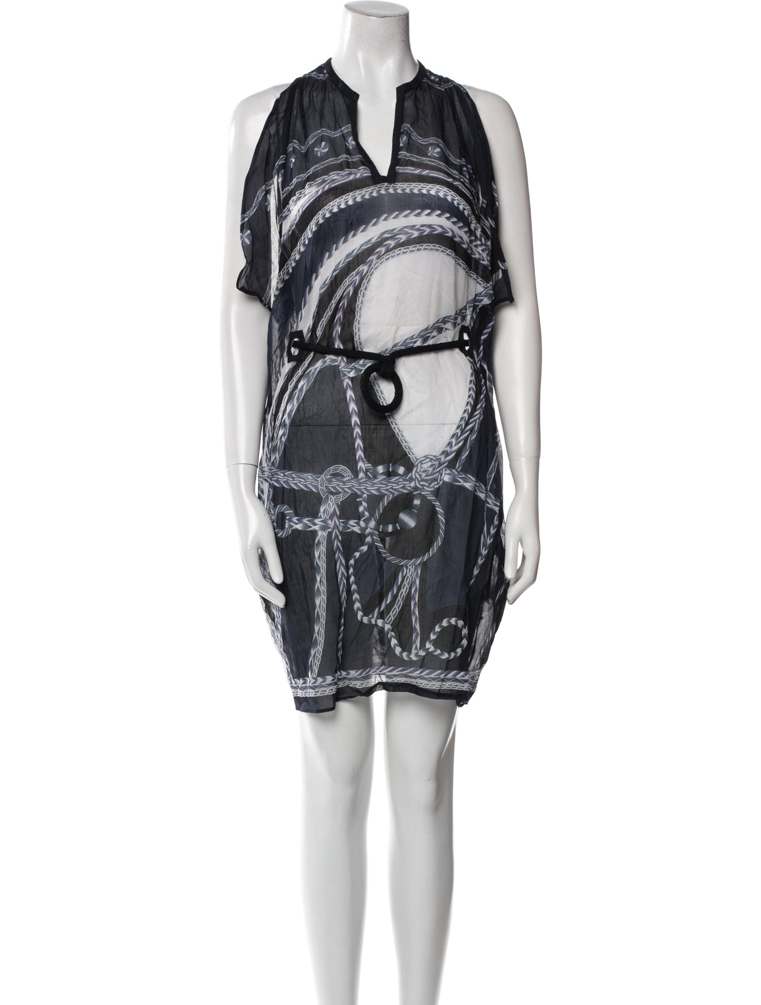 Hermès Printed Mini Dress