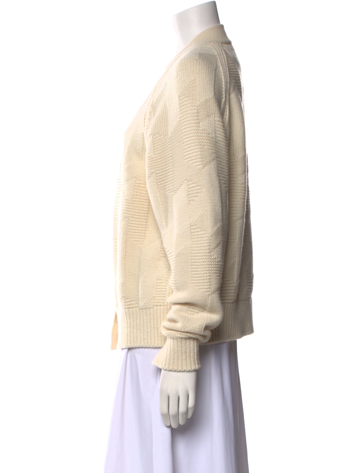 Hermès Virgin Wool V-Neck Sweater