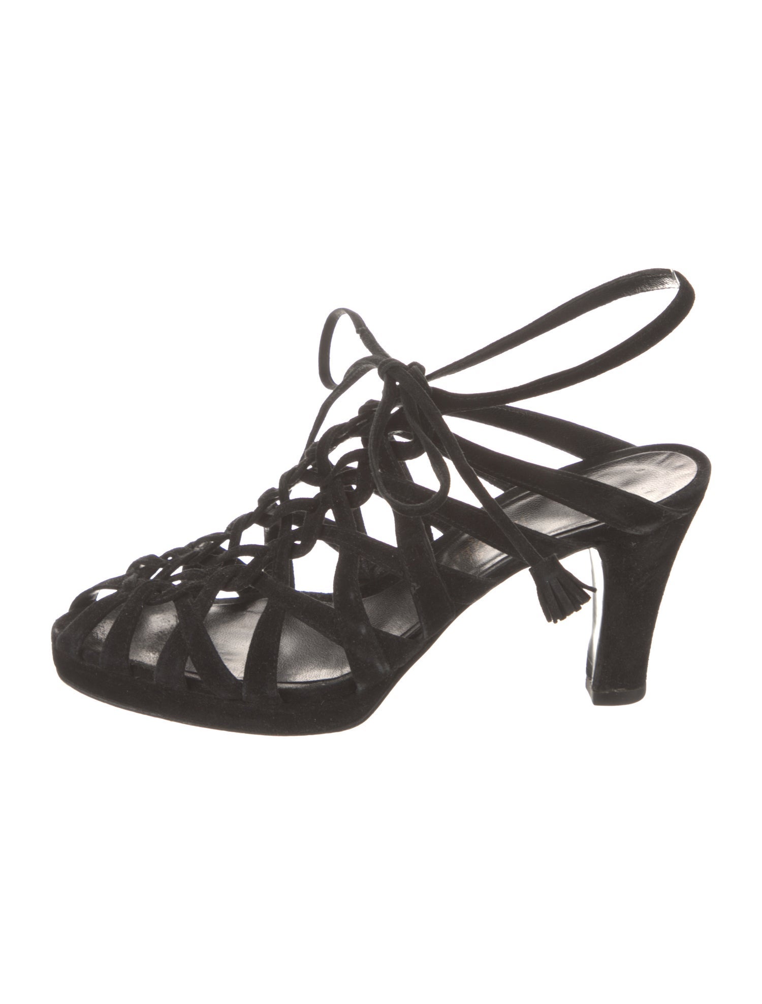 Hermès Suede Slingback Sandals