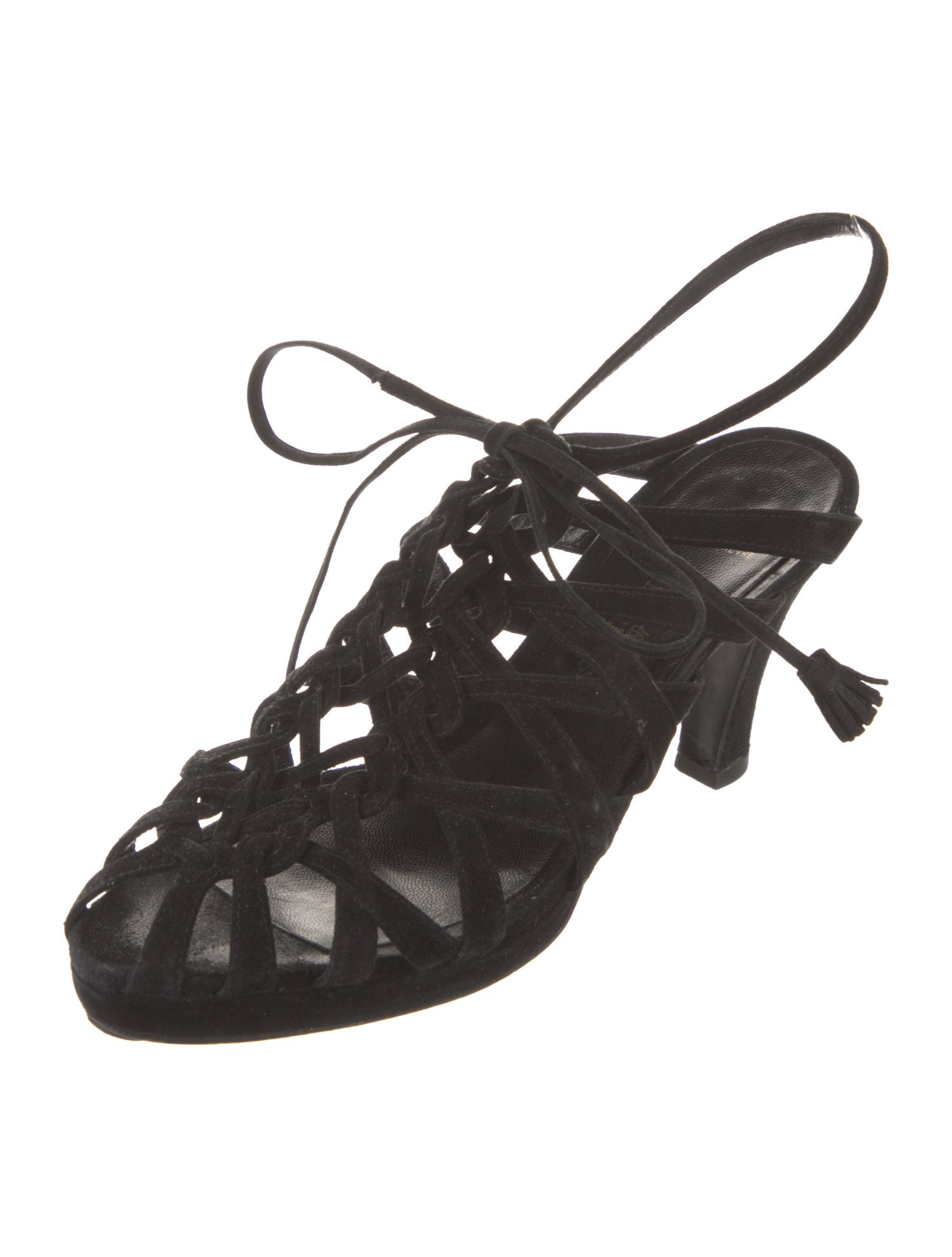 Hermès Suede Slingback Sandals