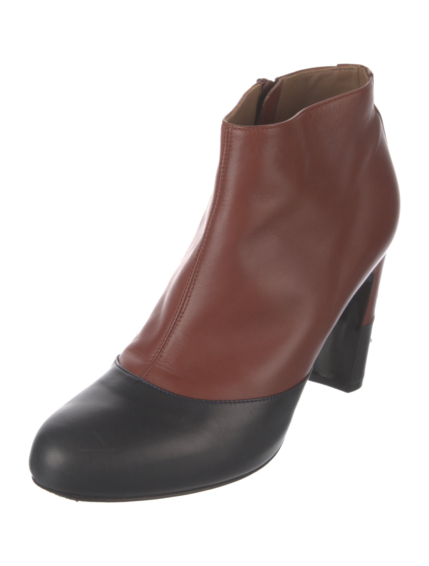 Hermès BiColor Booties Leather Boots